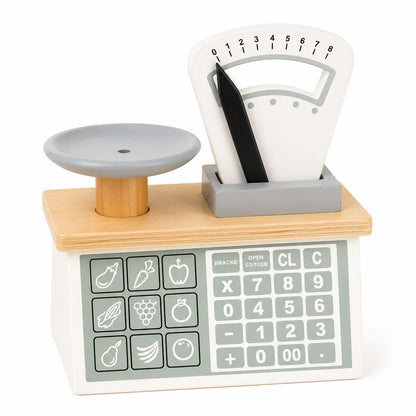 Pretend Play Wooden Scale-Pretend Play Wooden Scale