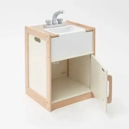 Pretend Play Wooden Sink-Pretend Play Wooden Sink