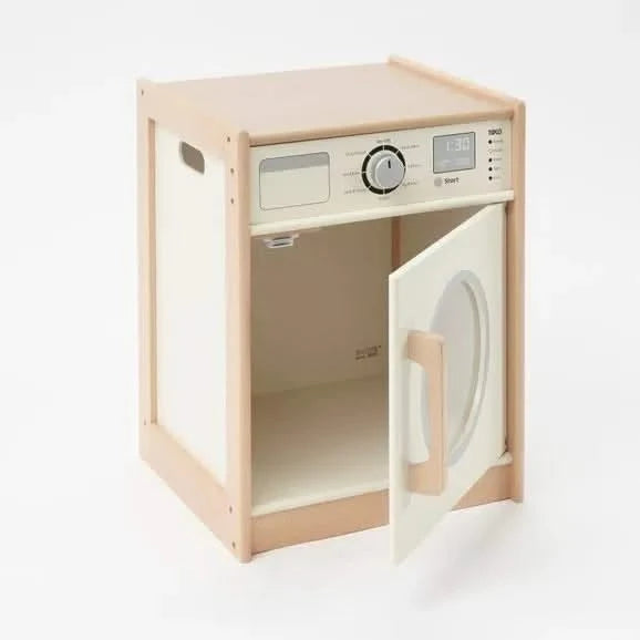 Pretend Play Wooden Washing Machine-Pretend Play Wooden Washing Machine