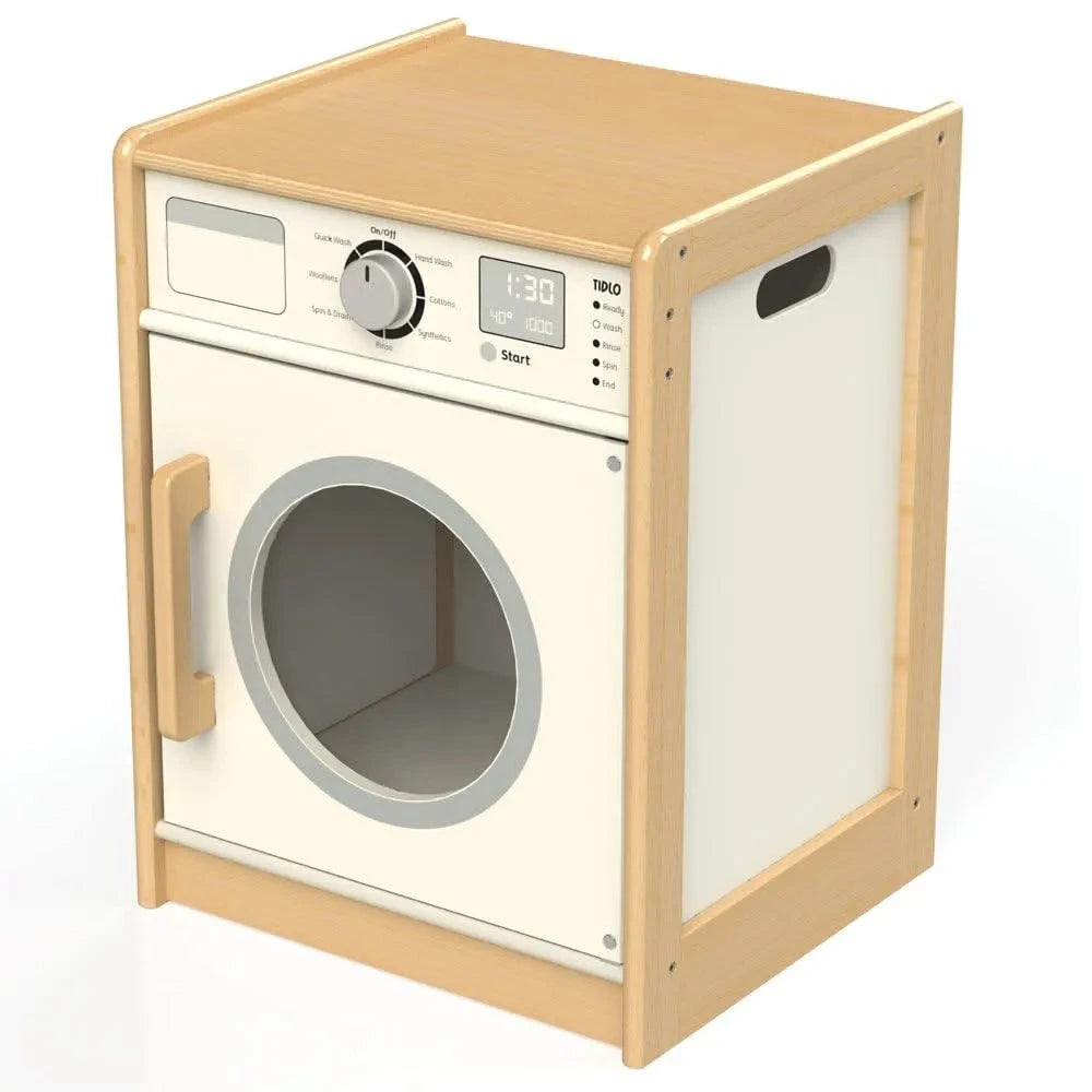 Pretend Play Wooden Washing Machine-Pretend Play Wooden Washing Machine
