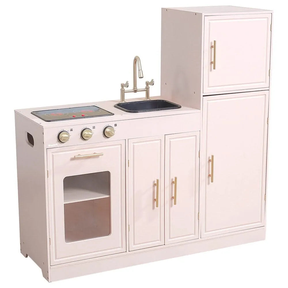 Pretty Pink Modern Kitchen W/ Light & Sound-Pretty Pink Modern Kitchen W/ Light & Sound