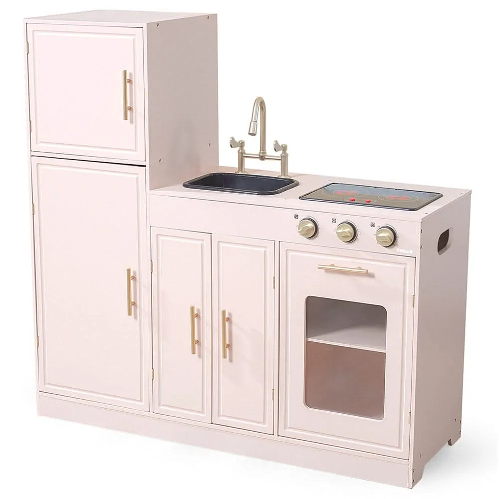Pretty Pink Modern Kitchen W/ Light & Sound-Pretty Pink Modern Kitchen W/ Light & Sound