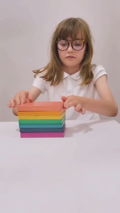 Rainbow Wooden Shape Stacker