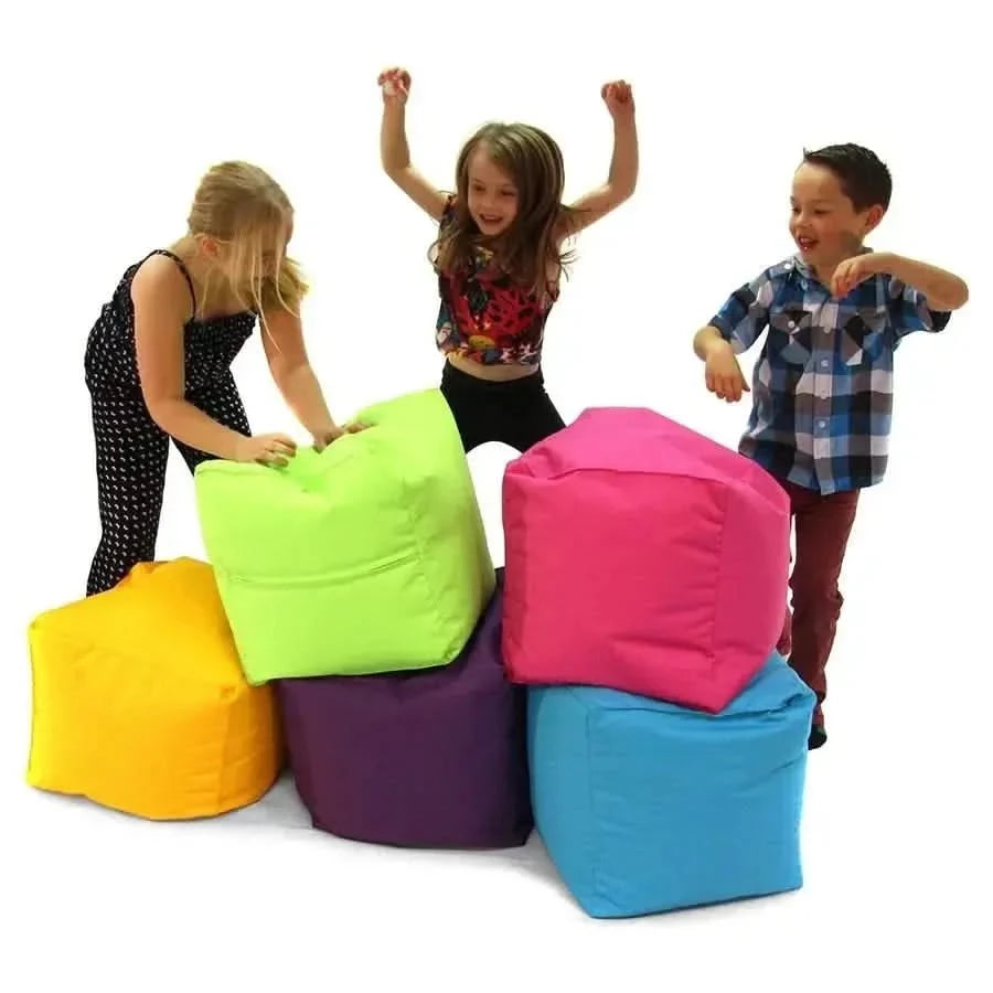 Primary Cube Bean Bag-Primary Cube Bean Bag