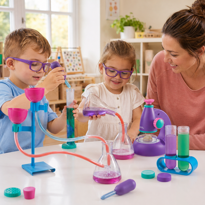 Primary Science Deluxe Lab Set nursery experiment lifestyle image