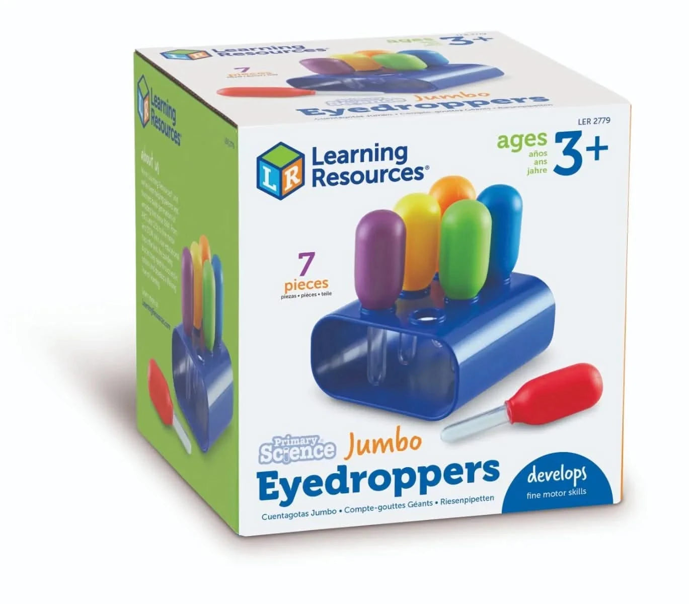 Primary Science Jumbo Eyedroppers with Stand-Primary Science Jumbo Eyedroppers with Stand