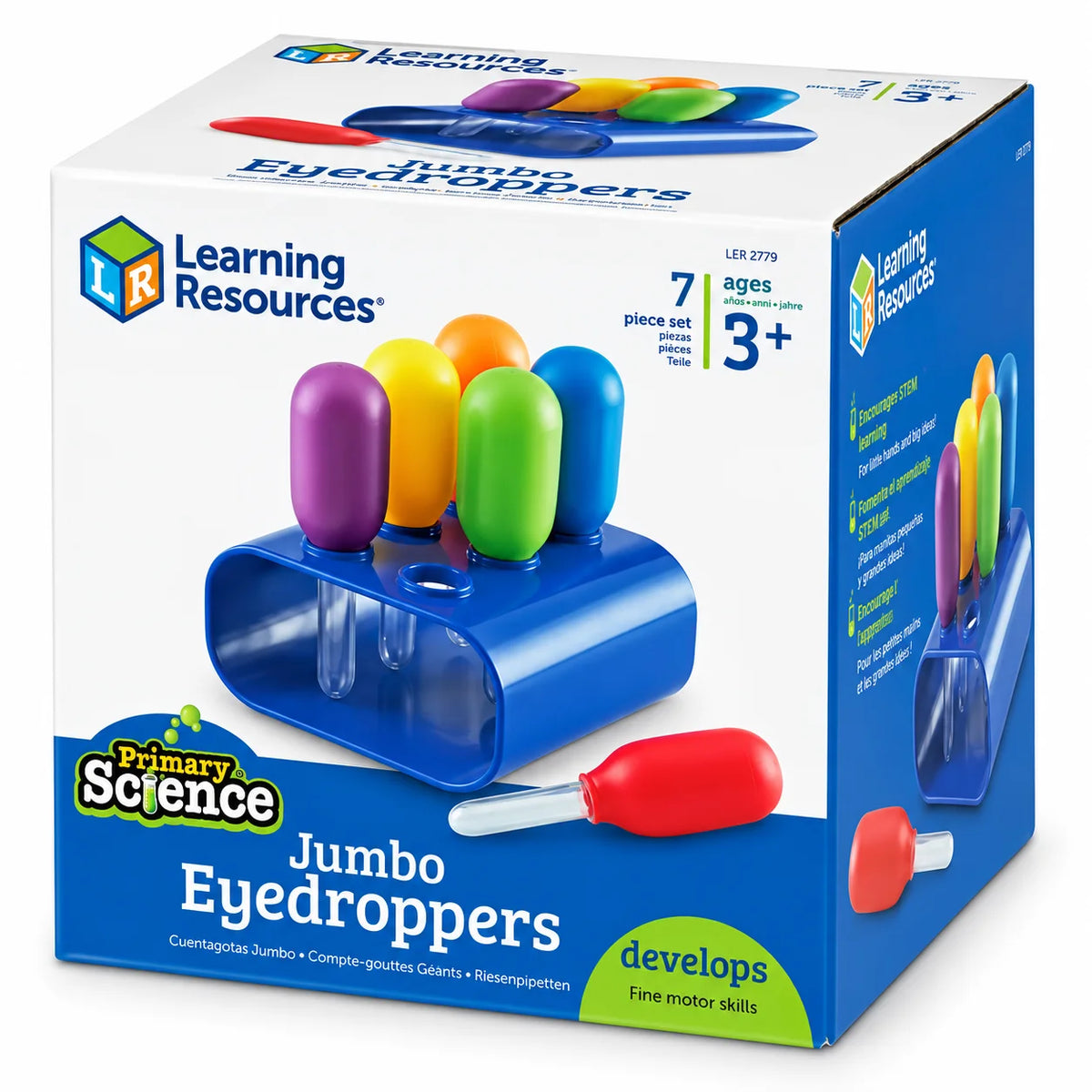 Primary Science Jumbo Eyedroppers with Stand-Primary Science Jumbo Eyedroppers with Stand
