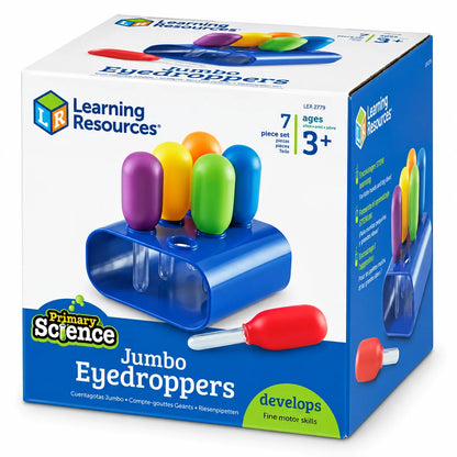 Primary Science Jumbo Eyedroppers with Stand-Primary Science Jumbo Eyedroppers with Stand