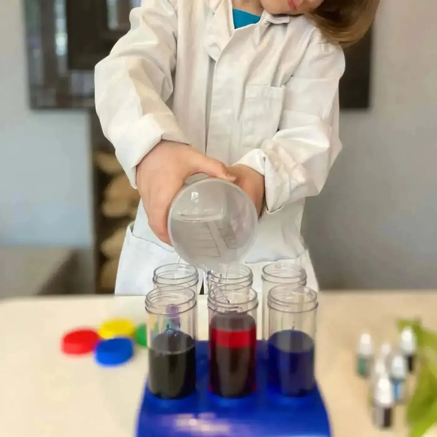 Primary Science® Jumbo Test Tubes with stand-Primary Science® Jumbo Test Tubes with stand