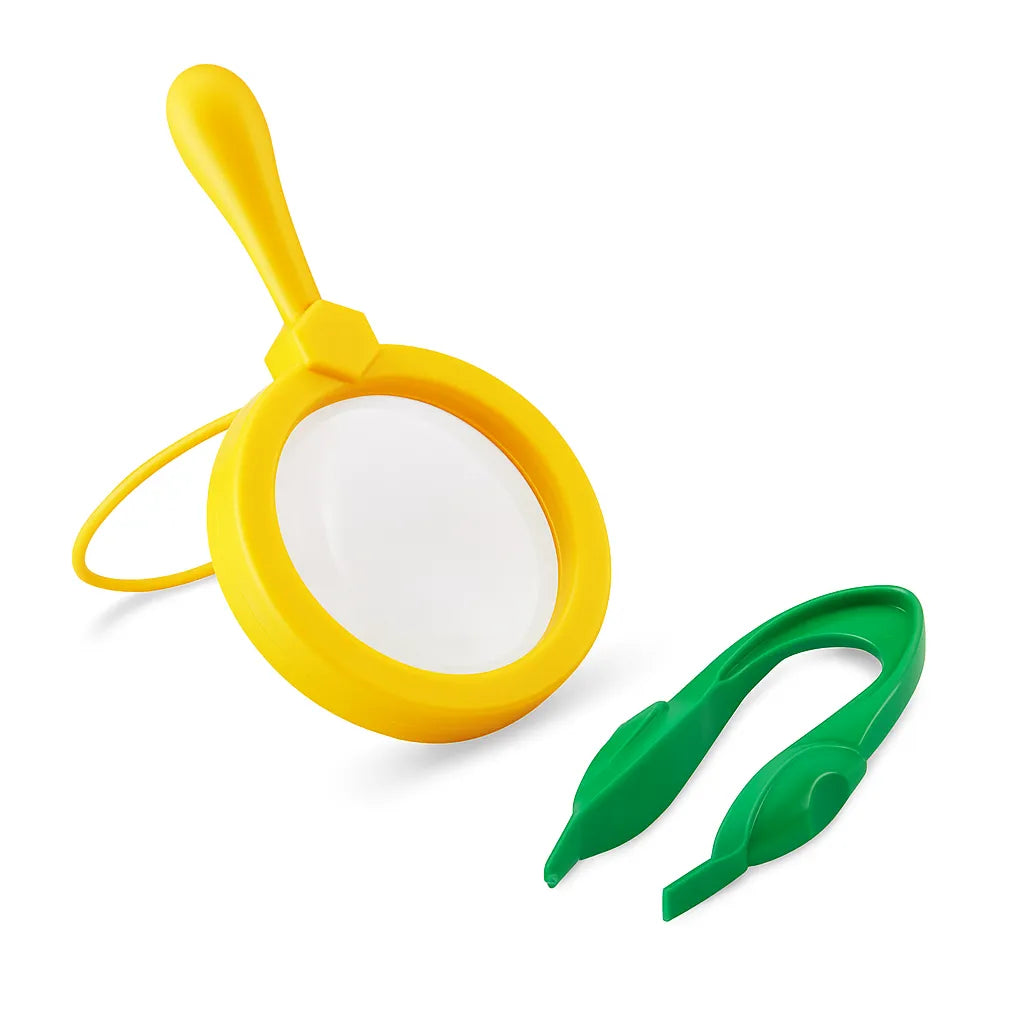 Primary Science Magnifier & Tweezers-Primary Science Magnifier & Tweezers