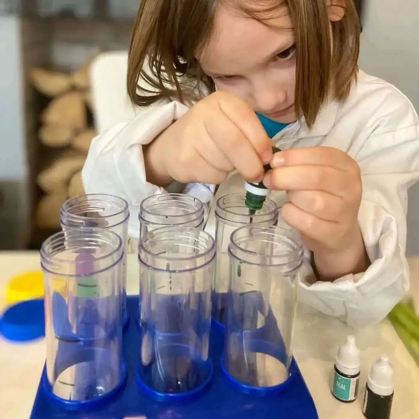 Primary Science® Jumbo Test Tubes with stand-Primary Science® Jumbo Test Tubes with stand