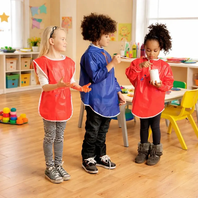 PVC Play Overalls Pack of 10-PVC Play Overalls Pack of 10