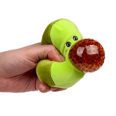 Queasy Squeezies Avocado Plush Fidget Toy-Queasy Squeezies Avocado Plush Fidget Toy
