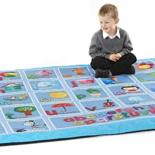 Quilted Alphabet Mat-Quilted Alphabet Mat