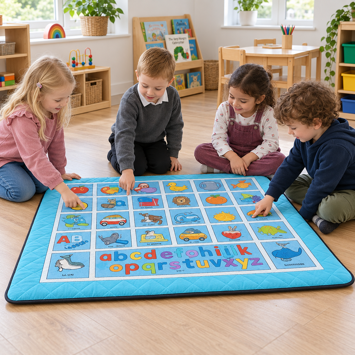 Quilted Alphabet Mat-Quilted Alphabet Mat