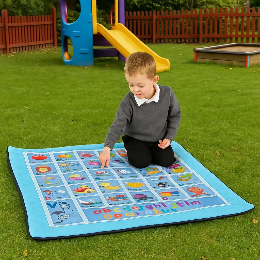 Quilted Alphabet Mat-Quilted Alphabet Mat