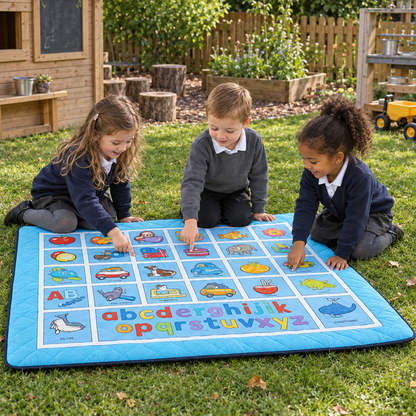 Quilted Alphabet Mat-Quilted Alphabet Mat