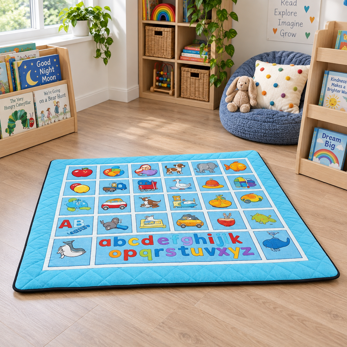 Quilted Alphabet Mat-Quilted Alphabet Mat