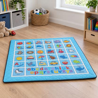 Quilted Alphabet Mat-Quilted Alphabet Mat