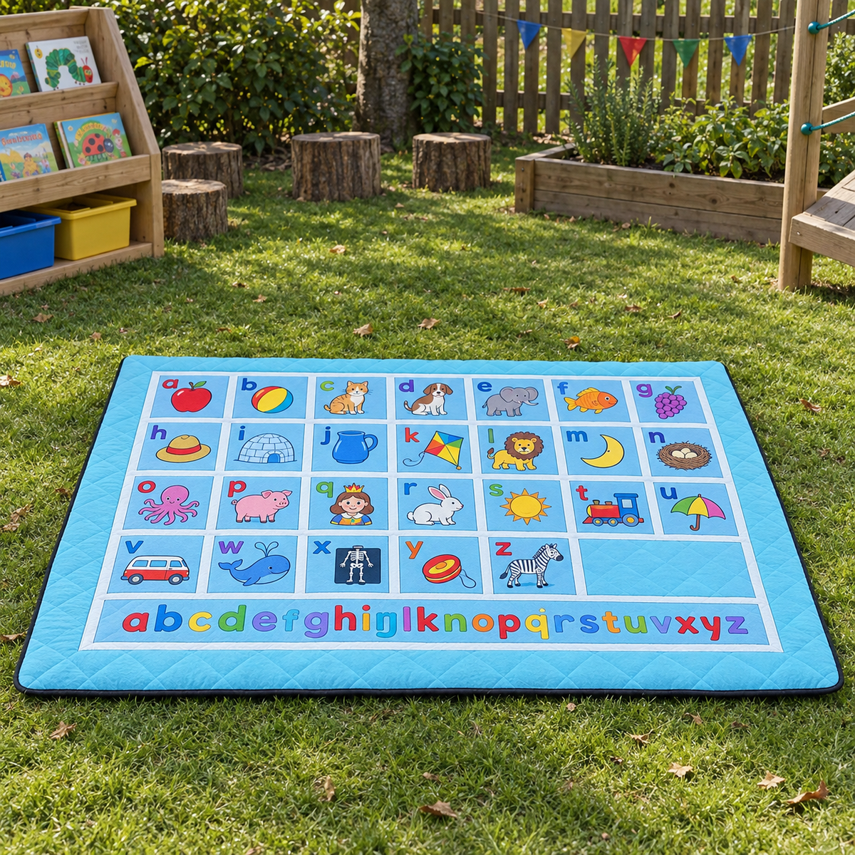 Quilted Alphabet Mat-Quilted Alphabet Mat