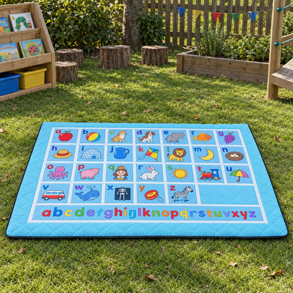 Quilted Alphabet Mat-Quilted Alphabet Mat