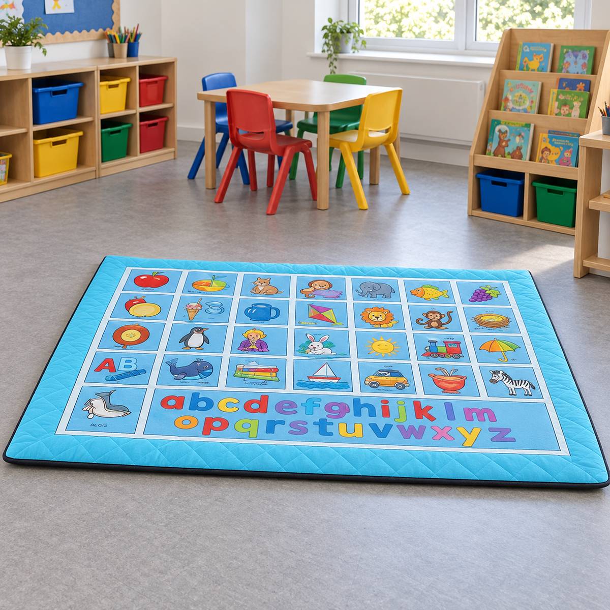 Quilted Alphabet Mat-Quilted Alphabet Mat