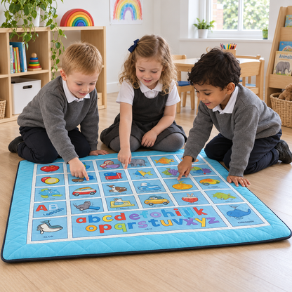 Quilted Alphabet Mat-Quilted Alphabet Mat