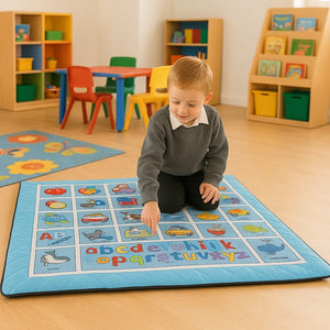 Quilted Alphabet Mat-Quilted Alphabet Mat