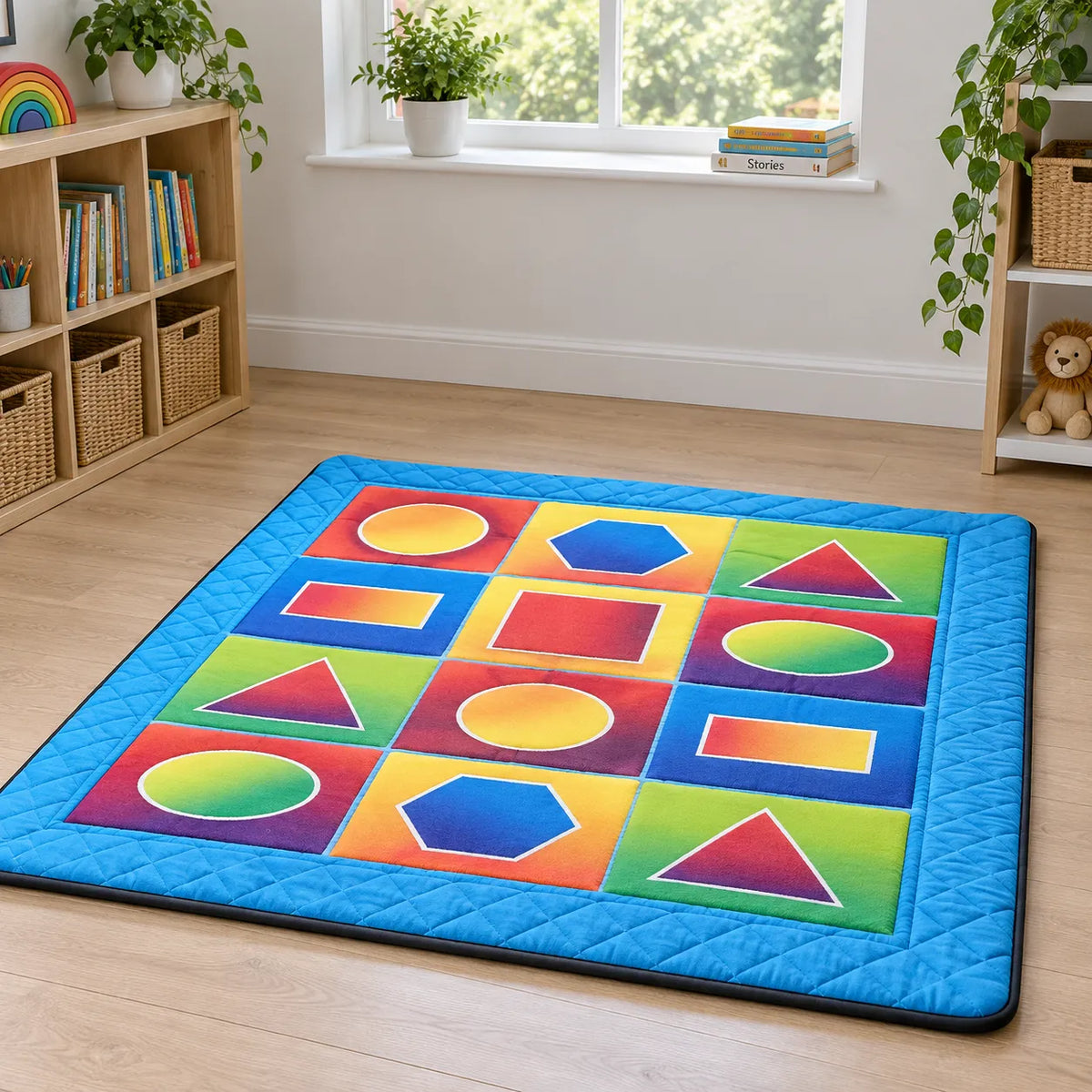 Quilted Geometric Mat-Quilted Geometric Mat
