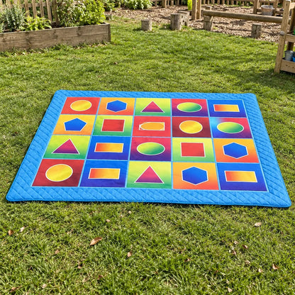 Quilted Geometric Mat-Quilted Geometric Mat