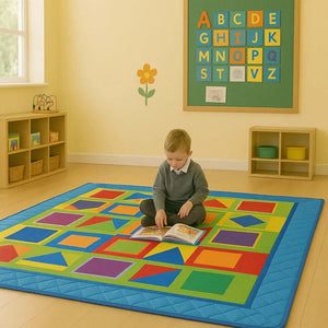 Quilted Geometric Mat-Quilted Geometric Mat