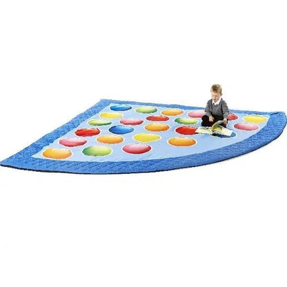 Quilted Quarter Circles Mat-Quilted Quarter Circles Mat