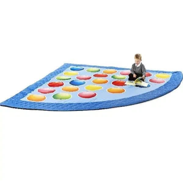 Quilted Quarter Circles Mat-Quilted Quarter Circles Mat