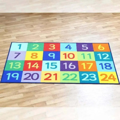 Rainbow™ 1-24 Numbers Carpet-Rainbow™ 1-24 Numbers Carpet