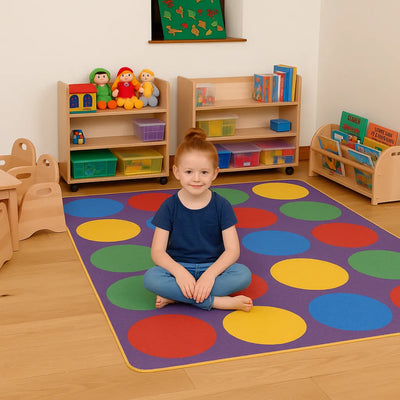 Rainbow Circles Rug-Rainbow Circles Rug