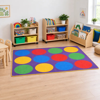 Rainbow Circles Rug-Rainbow Circles Rug