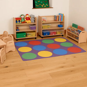 Rainbow Circles Rug-Rainbow Circles Rug