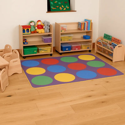 Rainbow Circles Rug-Rainbow Circles Rug