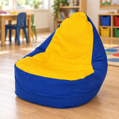 Rainbow Easy Clean Bean Bag Chair in an early years classroom