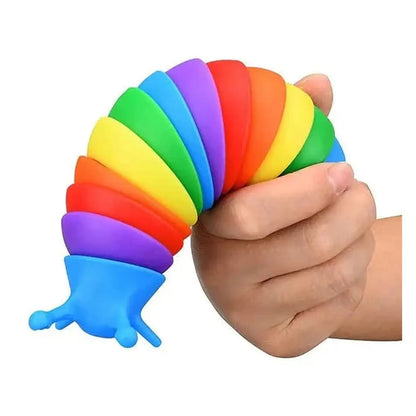 Rainbow Fidget Slug-Rainbow Fidget Slug