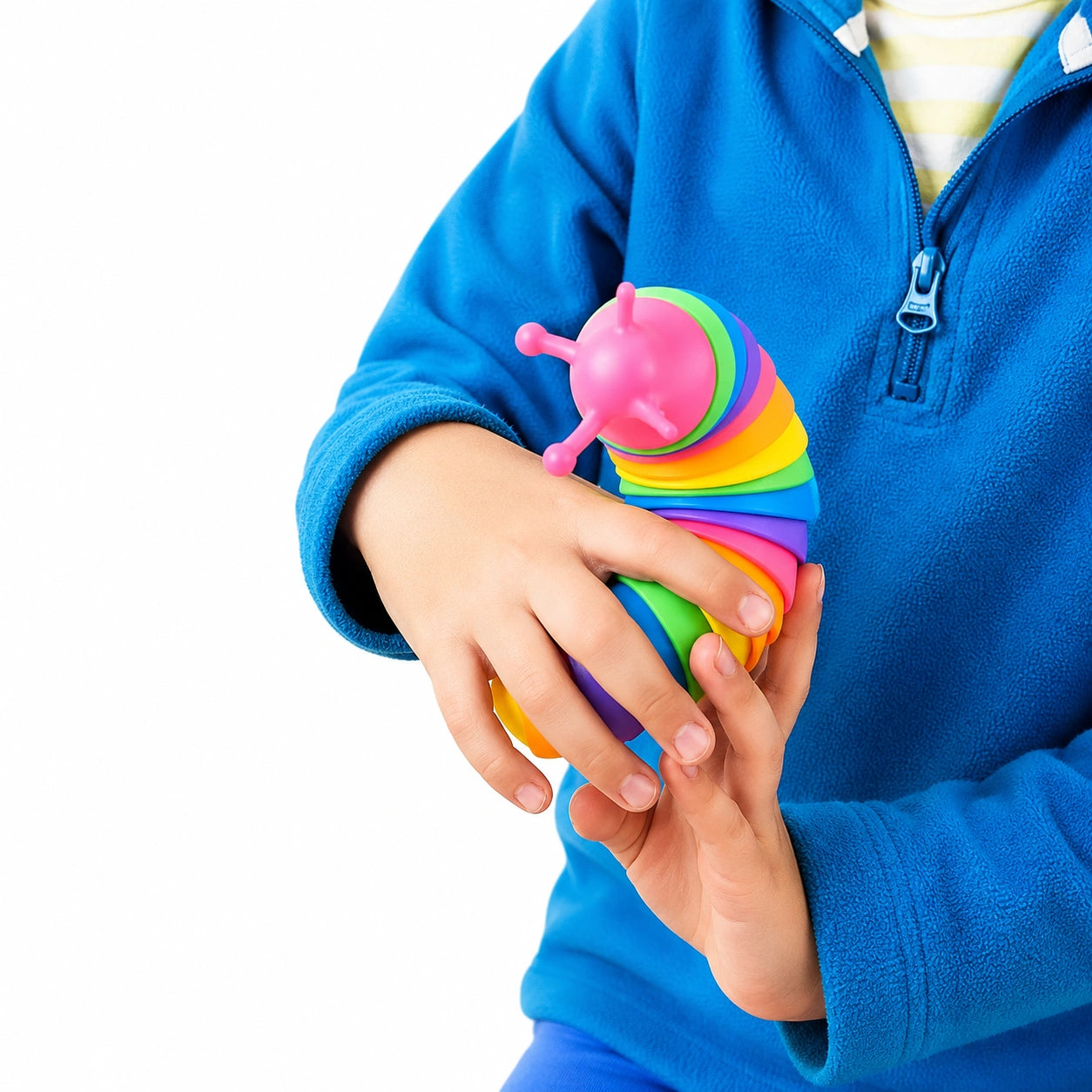 Rainbow Fidget Slug-Rainbow Fidget Slug