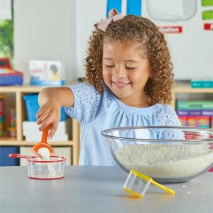 Rainbow Fraction Measuring Cups-Rainbow Fraction Measuring Cups