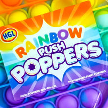 Rainbow Push Popper Fidget Toy-Rainbow Push Popper Fidget Toy