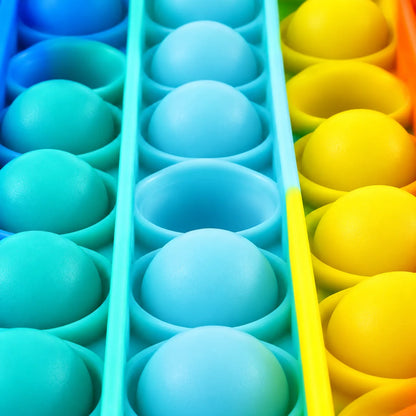 Rainbow Push Popper Fidget Toy-Rainbow Push Popper Fidget Toy