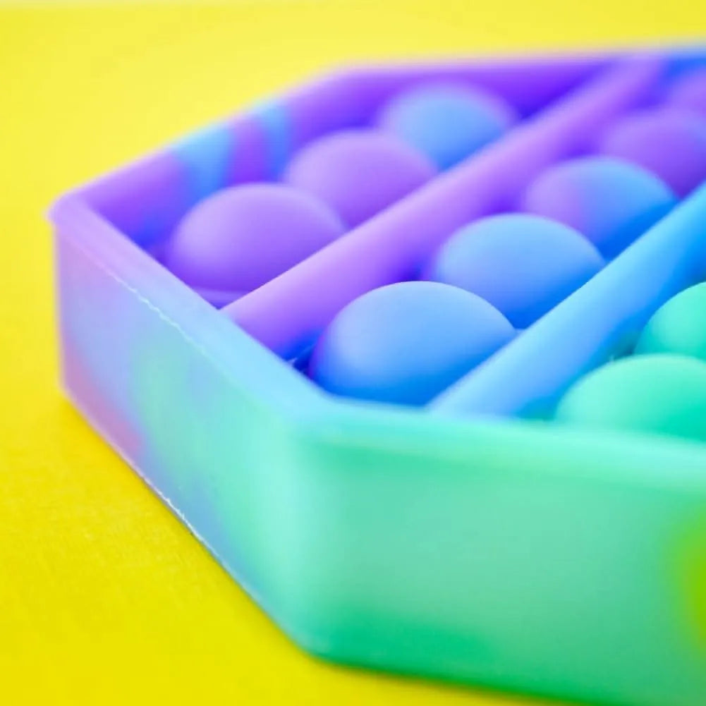 Rainbow Push Popper Fidget Toy-Rainbow Push Popper Fidget Toy
