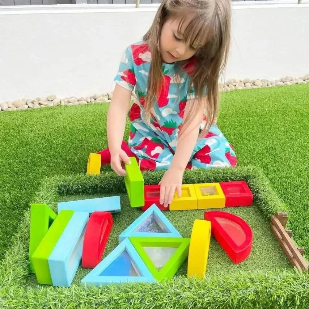 Rainbow Sensory Shapes-Rainbow Sensory Shapes