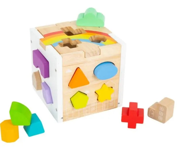 Rainbow Shape Sorting Cube-Rainbow Shape Sorting Cube