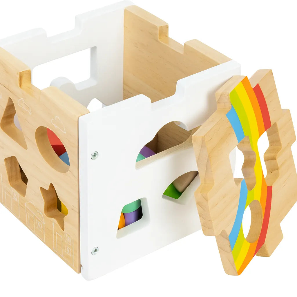 Rainbow Shape Sorting Cube-Rainbow Shape Sorting Cube