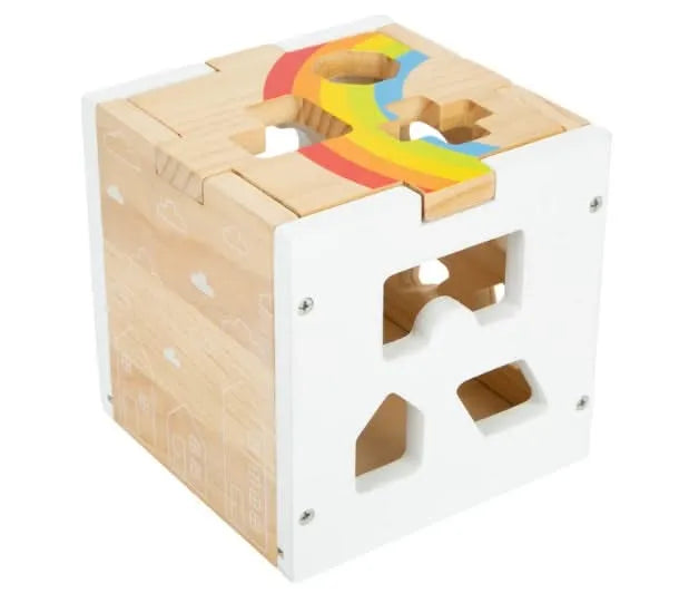 Rainbow Shape Sorting Cube-Rainbow Shape Sorting Cube