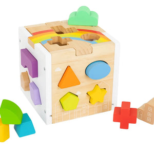Rainbow Shape Sorting Cube-Rainbow Shape Sorting Cube